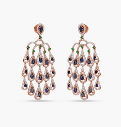 The Azure Droplets Earring